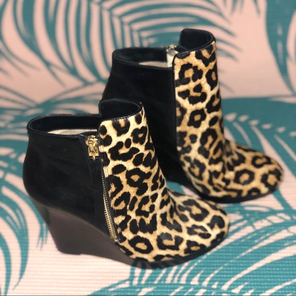 Michael Kors Leopard Bootie sz.6 - Picture 2 of 5